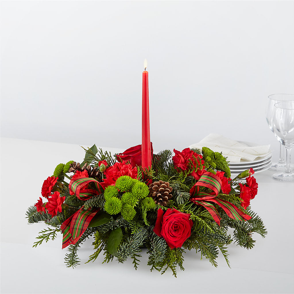 By the Candlelight Centerpiece – The Colonial Florist And Gift Shop, Huntingdon PA