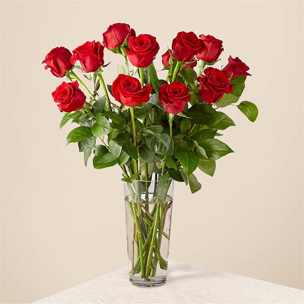 Long Stem Red Rose Bouquet – The Colonial Florist And Gift Shop, Huntingdon PA