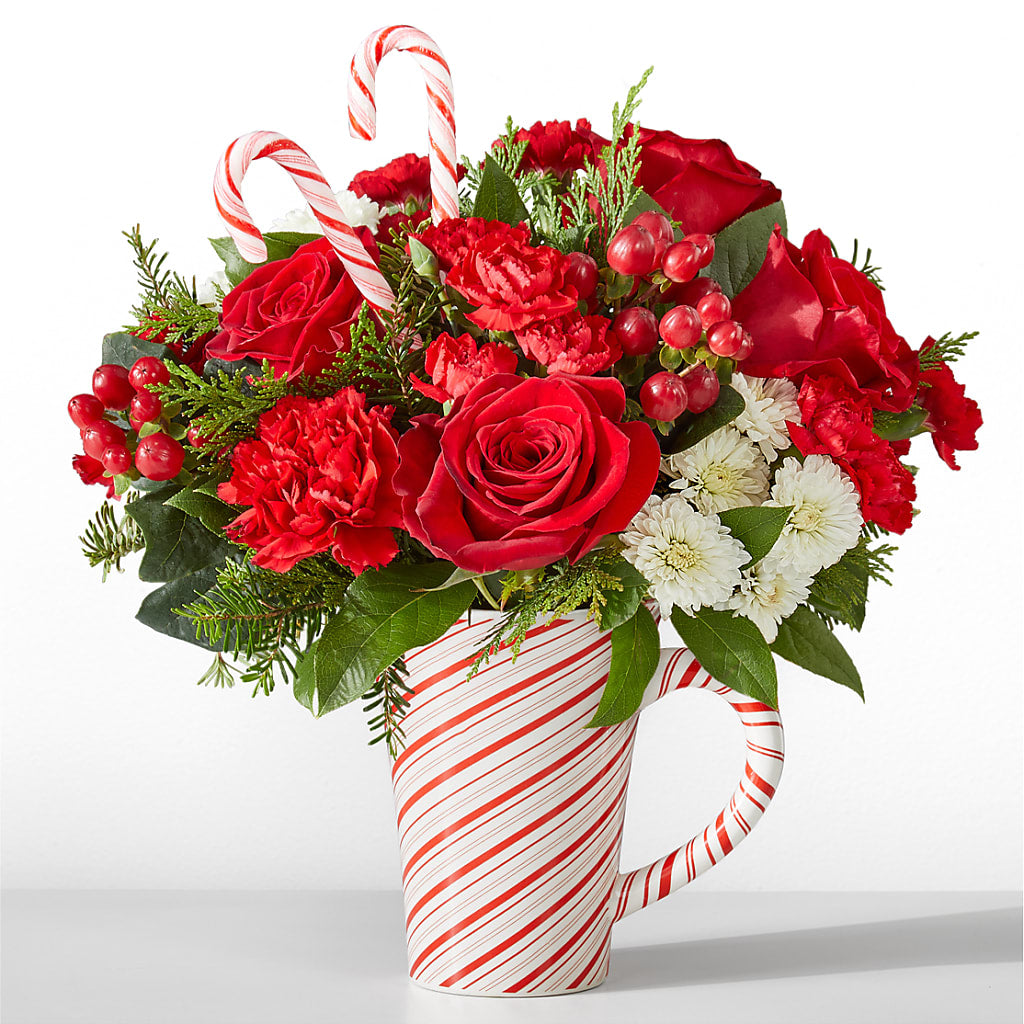 Peppermint Swirl Mug – The Colonial Florist And Gift Shop, Huntingdon PA