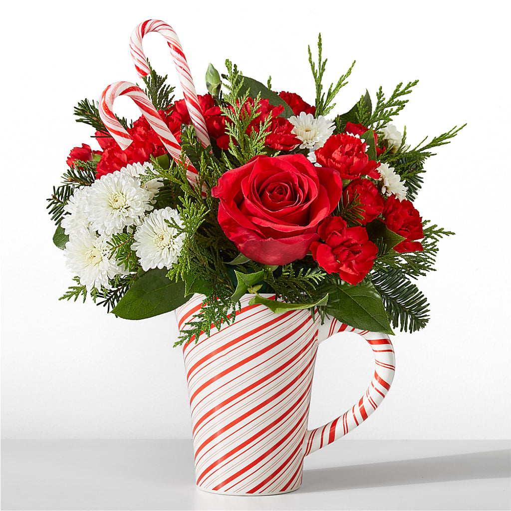 Peppermint Swirl Mug – The Colonial Florist And Gift Shop, Huntingdon PA