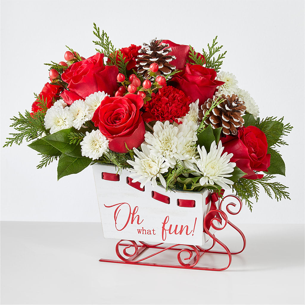 Sleigh Bells Bouquet – The Colonial Florist And Gift Shop, Huntingdon PA