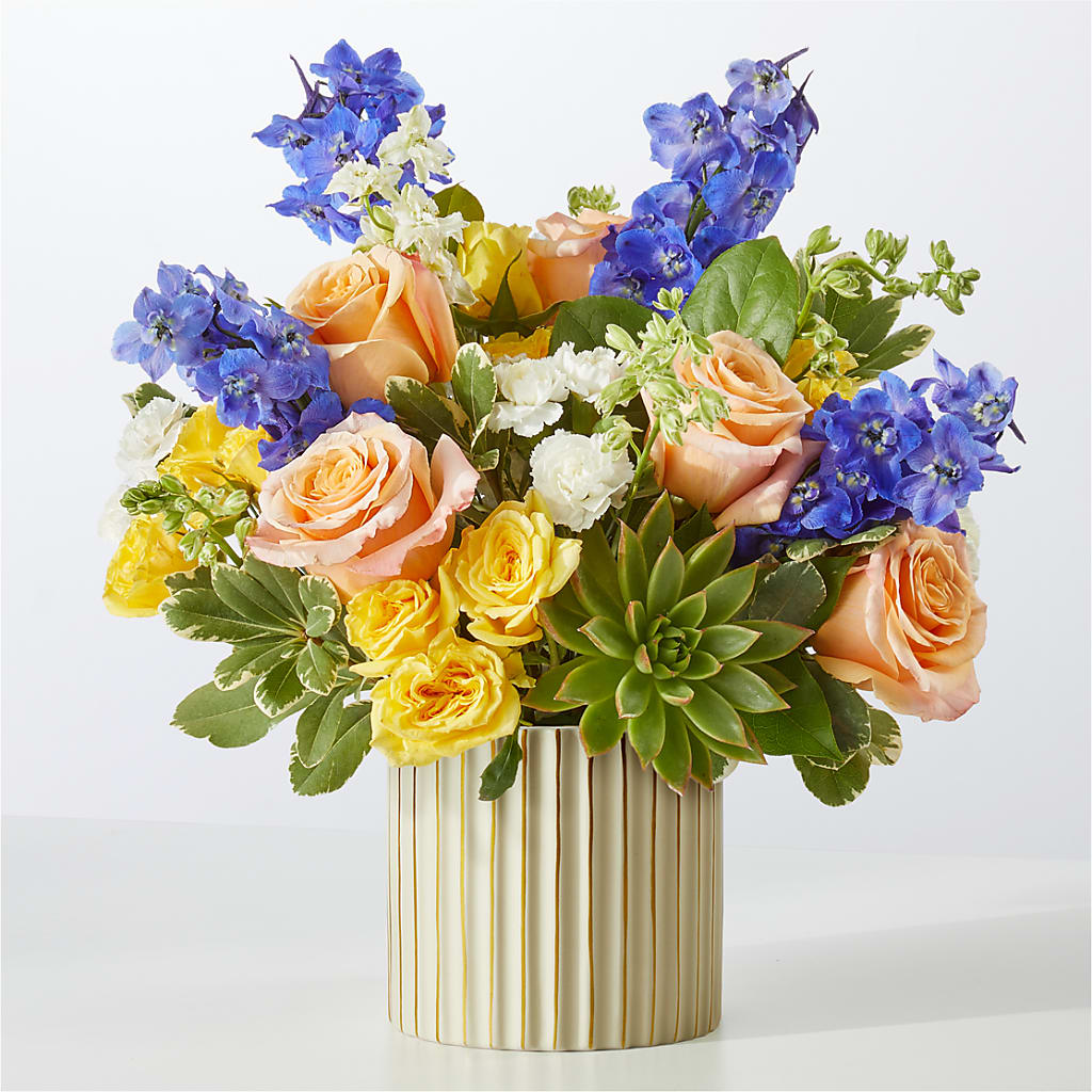 Cobalt Reverie Bouquet – The Colonial Florist And Gift Shop, Huntingdon PA