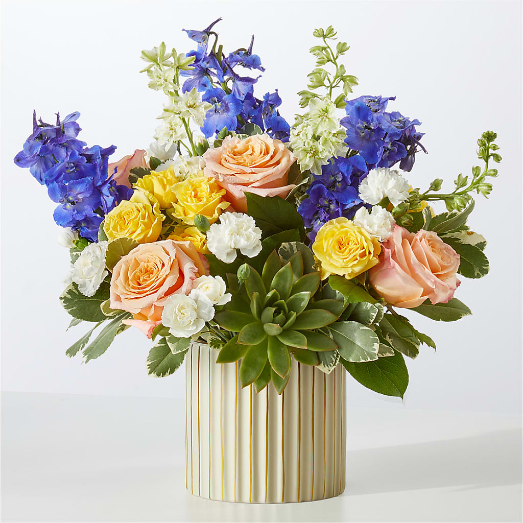 Cobalt Reverie Bouquet – The Colonial Florist And Gift Shop, Huntingdon PA