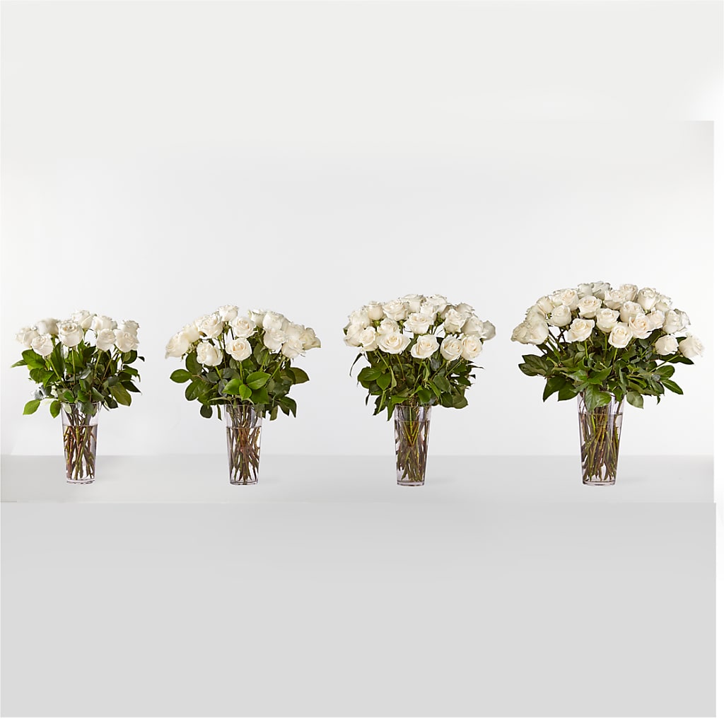 Long Stem White Rose Bouquet – The Colonial Florist And Gift Shop, Huntingdon PA