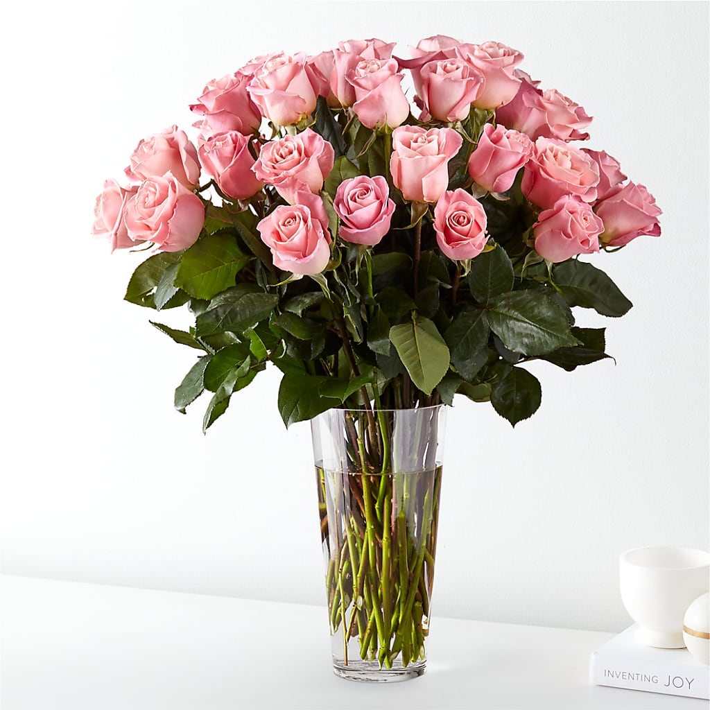 Long Stem Pink Rose Bouquet – The Colonial Florist And Gift Shop, Huntingdon PA