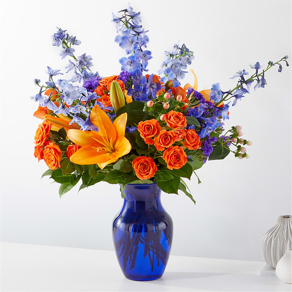 Radiant Citrus Bouquet – The Colonial Florist And Gift Shop, Huntingdon PA
