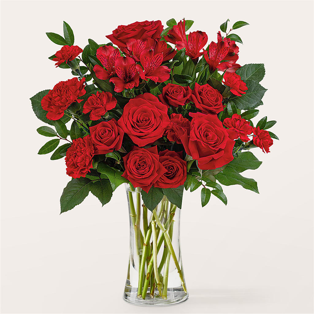 Brilliant Ruby Bouquet – The Colonial Florist And Gift Shop, Huntingdon PA