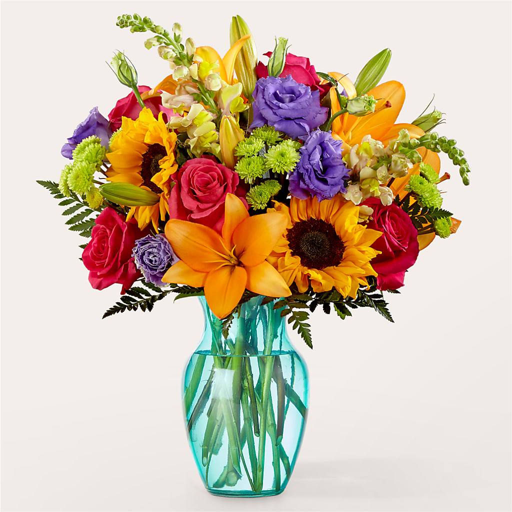 Double Rainbow Bouquet – The Colonial Florist And Gift Shop, Huntingdon PA