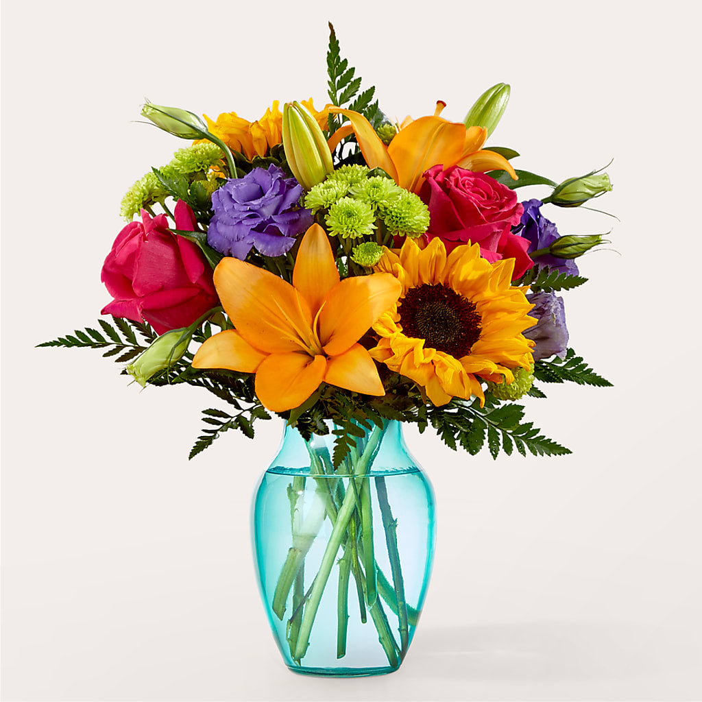 Double Rainbow Bouquet – The Colonial Florist And Gift Shop, Huntingdon PA