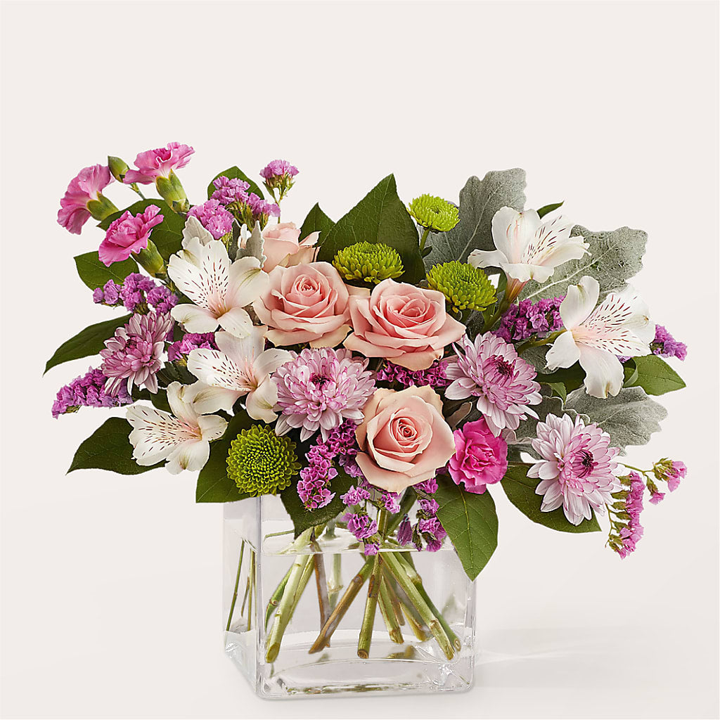 Pink Suede Bouquet – The Colonial Florist And Gift Shop, Huntingdon PA