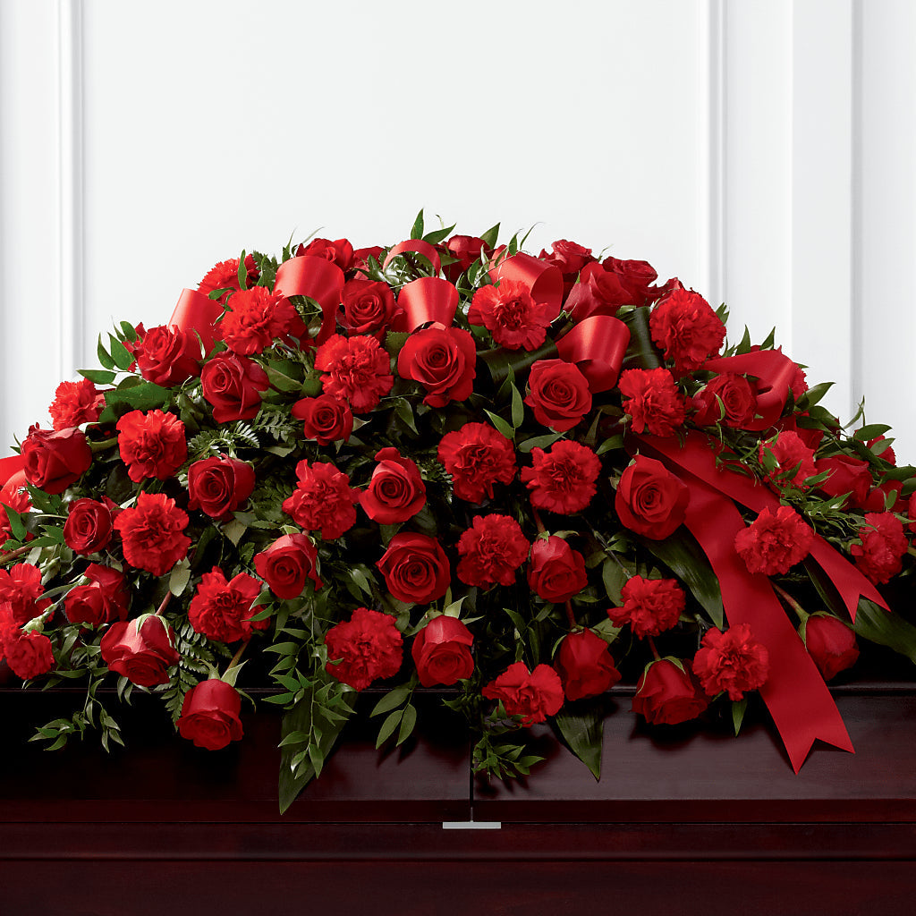 Tribute of Life Casket Spray – The Colonial Florist And Gift Shop, Huntingdon PA