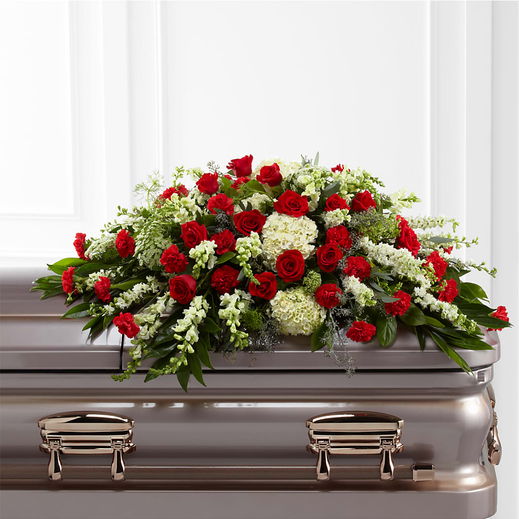 Sincerity Casket Spray – The Colonial Florist And Gift Shop, Huntingdon PA