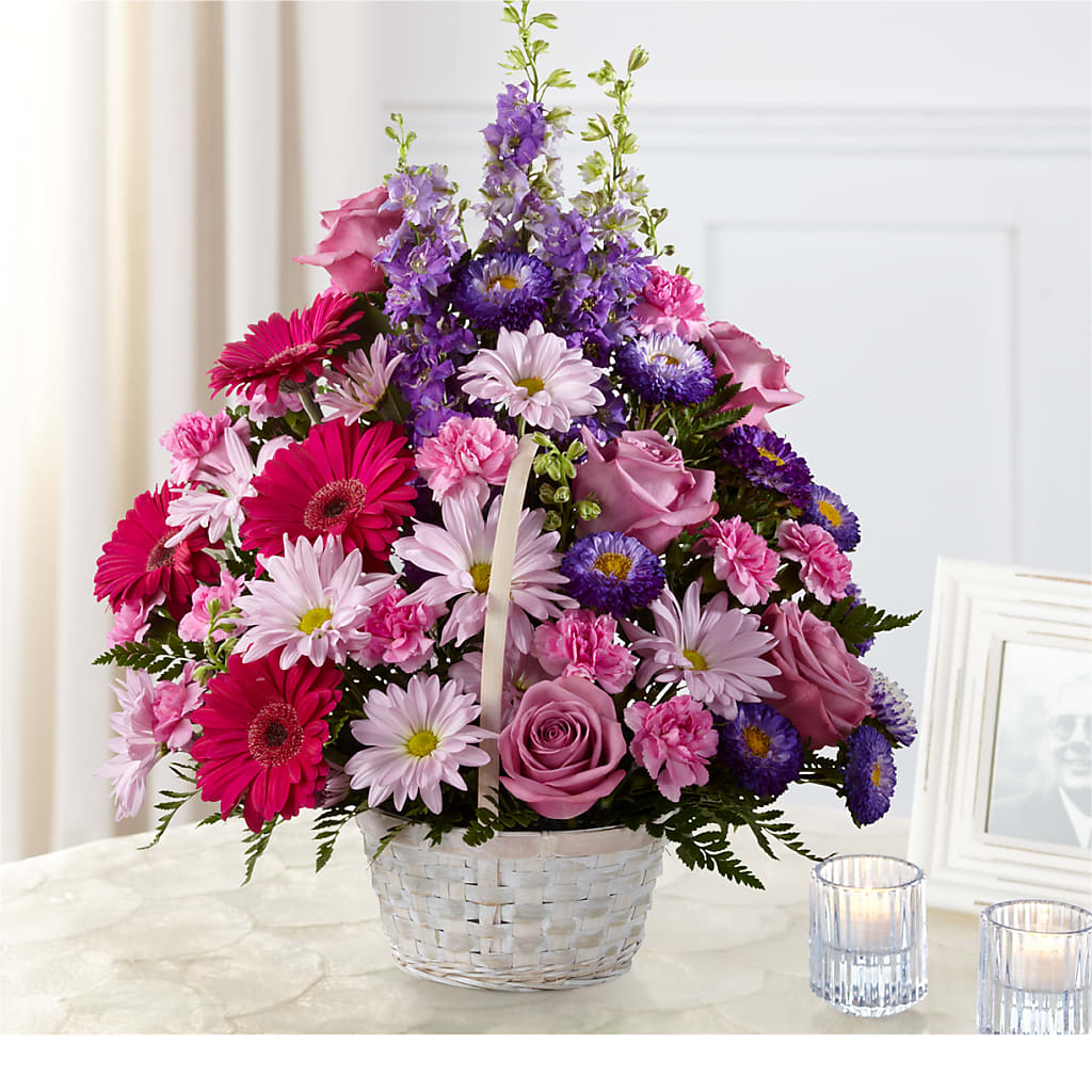 Pastel Peace Basket – The Colonial Florist And Gift Shop, Huntingdon PA