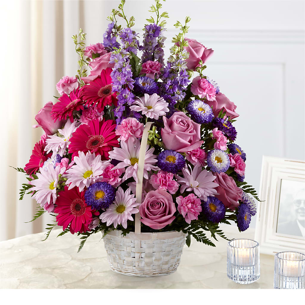 Pastel Peace Basket – The Colonial Florist And Gift Shop, Huntingdon PA