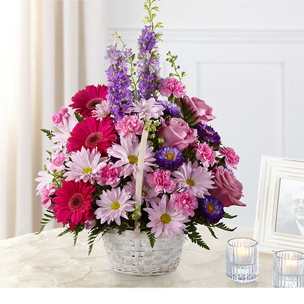 Pastel Peace Basket – The Colonial Florist And Gift Shop, Huntingdon PA