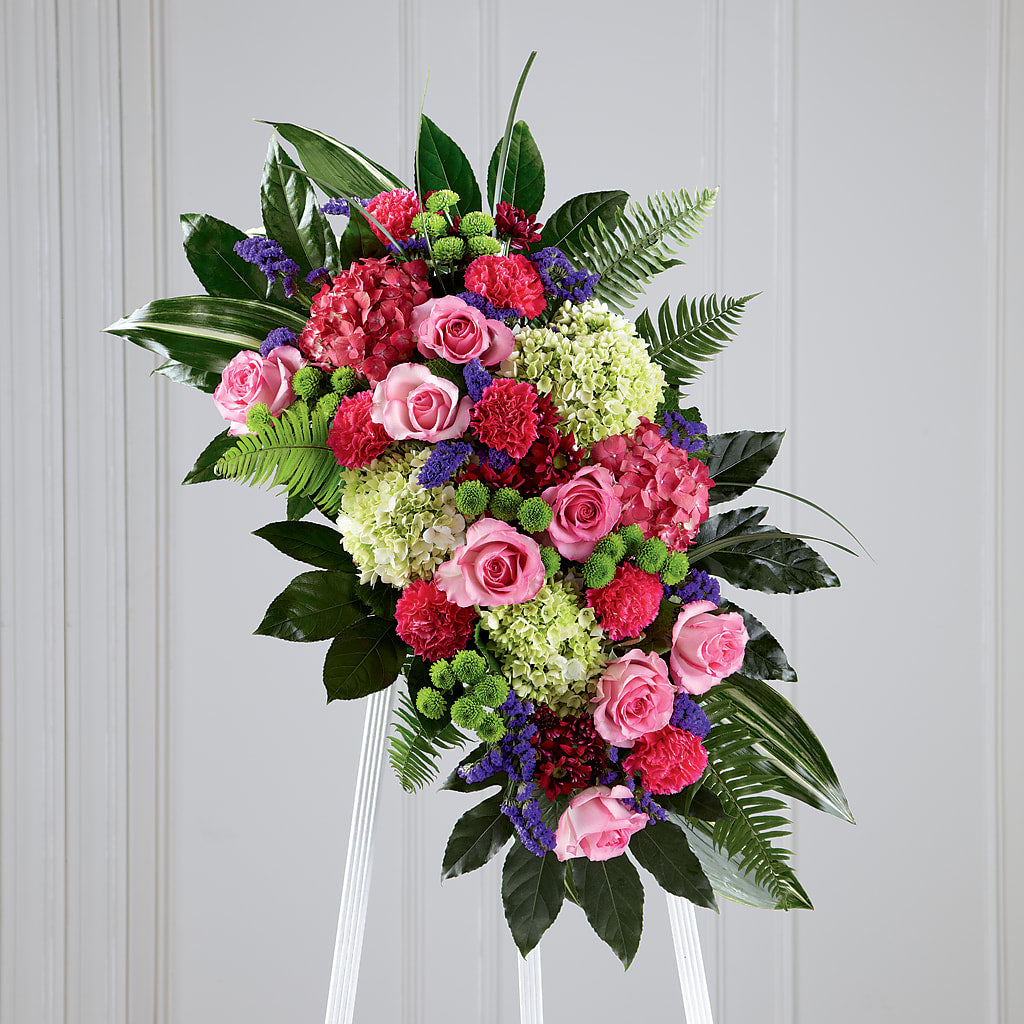 Refreshing Mix Standing Spray – The Colonial Florist And Gift Shop, Huntingdon PA