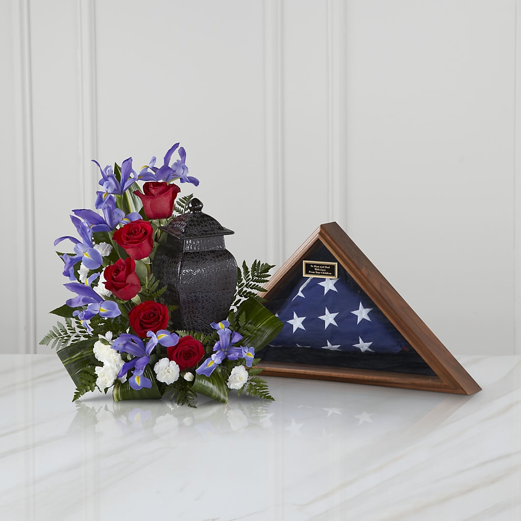 Patriotic Tribute Arrangement – The Colonial Florist And Gift Shop, Huntingdon PA