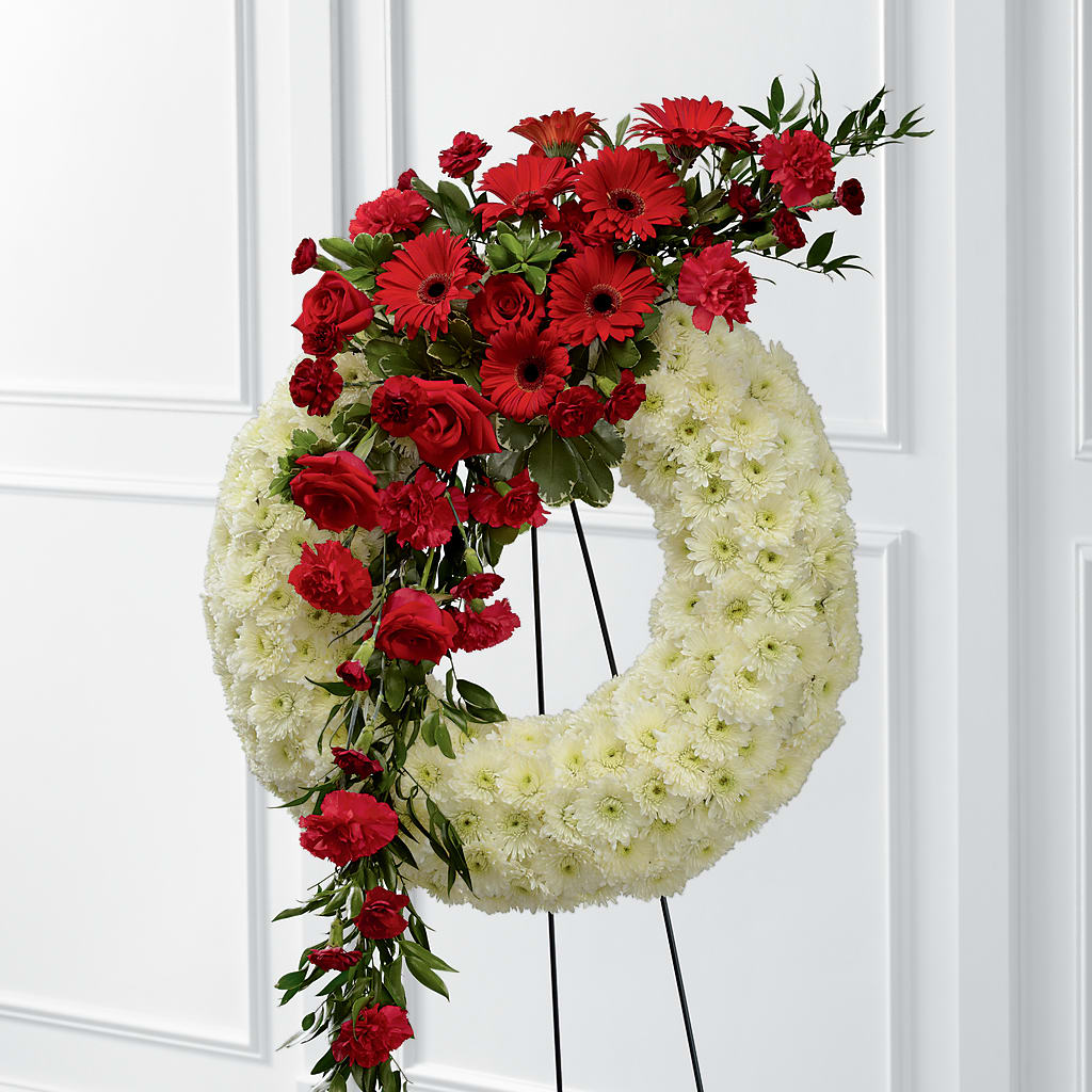 Graceful Tribute Wreath – The Colonial Florist And Gift Shop, Huntingdon PA