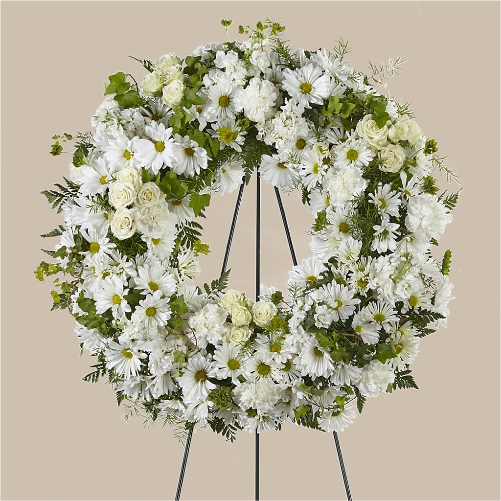Faithful Wishes Wreath – The Colonial Florist And Gift Shop, Huntingdon PA