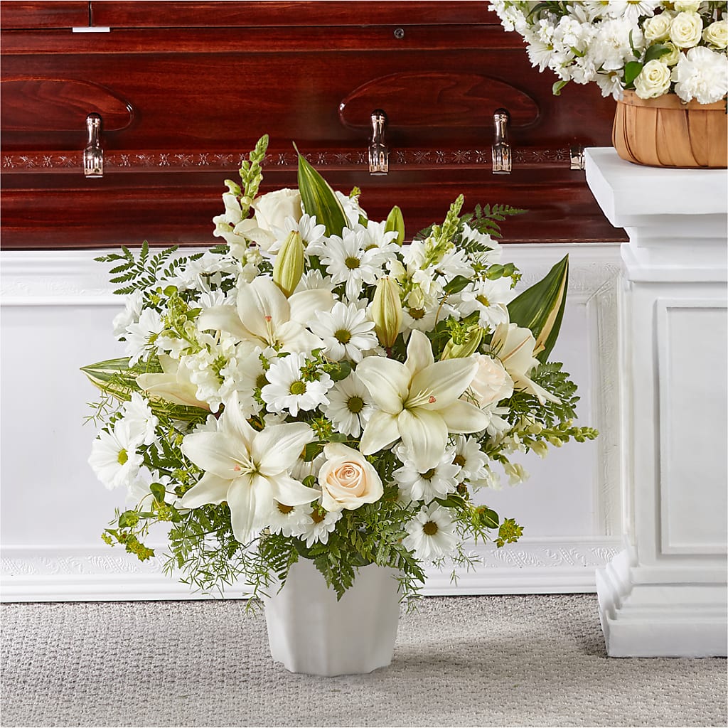 Thoughts of Tranquility Floor Basket – The Colonial Florist And Gift Shop, Huntingdon PA