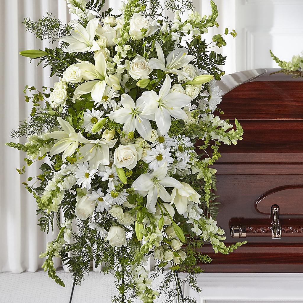 Loving Thoughts Standing Spray – The Colonial Florist And Gift Shop, Huntingdon PA
