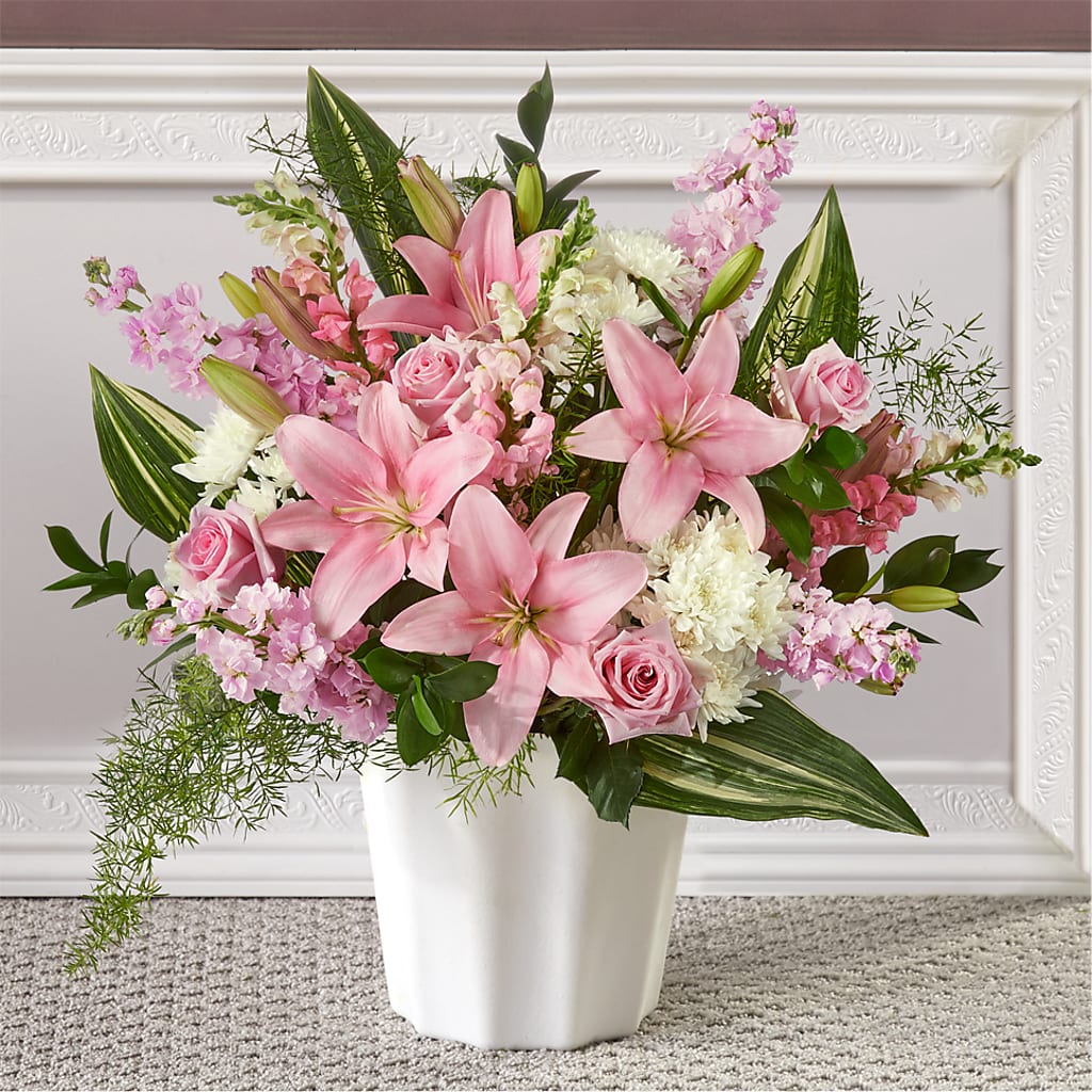 Simply Serene Floor Basket – The Colonial Florist And Gift Shop, Huntingdon PA