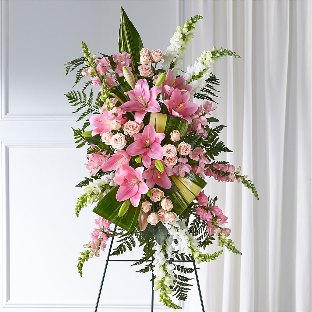 Elegant Embrace Standing Spray – The Colonial Florist And Gift Shop, Huntingdon PA