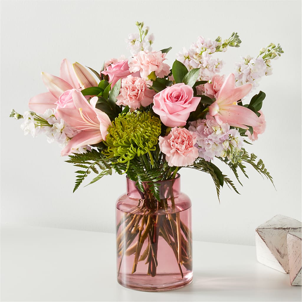 Pretty in Pink Bouquet – The Colonial Florist And Gift Shop, Huntingdon PA
