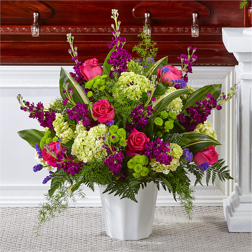 Beautiful Horizons Floor Basket – The Colonial Florist And Gift Shop, Huntingdon PA
