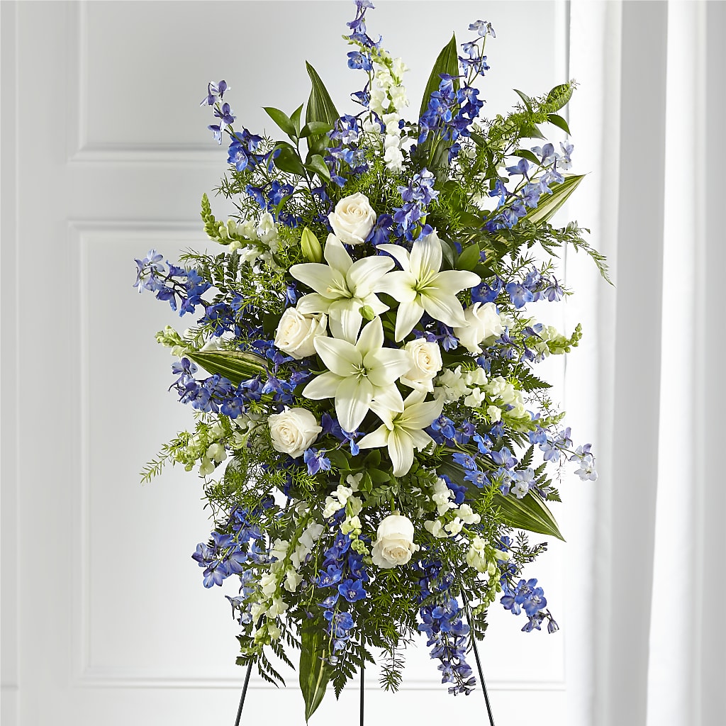 Faithful Friend Standing Spray – The Colonial Florist And Gift Shop, Huntingdon PA