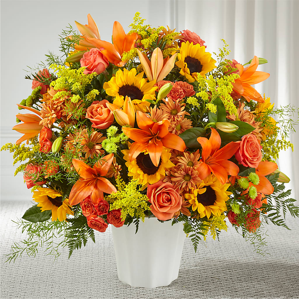 Harvest Thoughts Floor Basket – The Colonial Florist And Gift Shop, Huntingdon PA