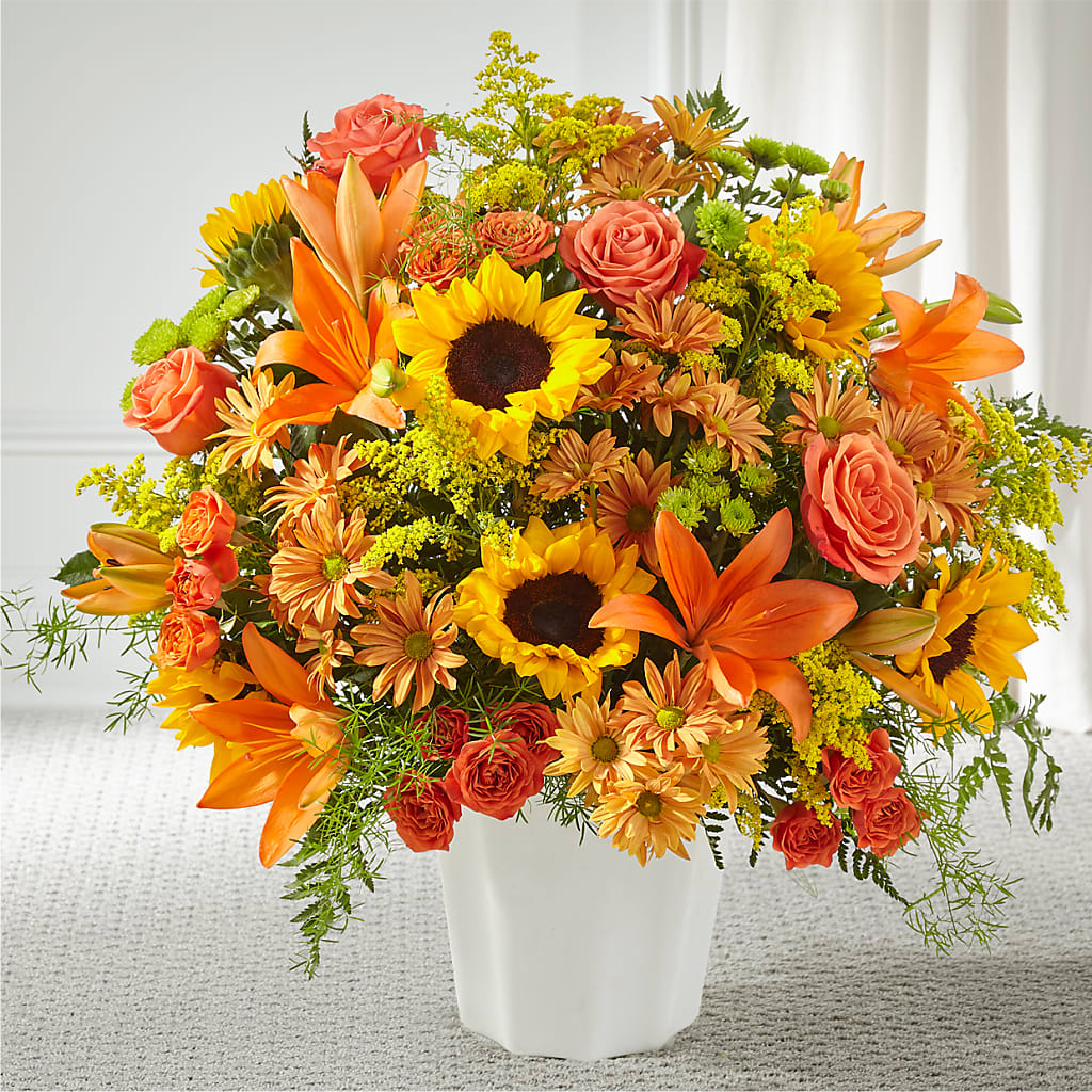Harvest Thoughts Floor Basket – The Colonial Florist And Gift Shop, Huntingdon PA