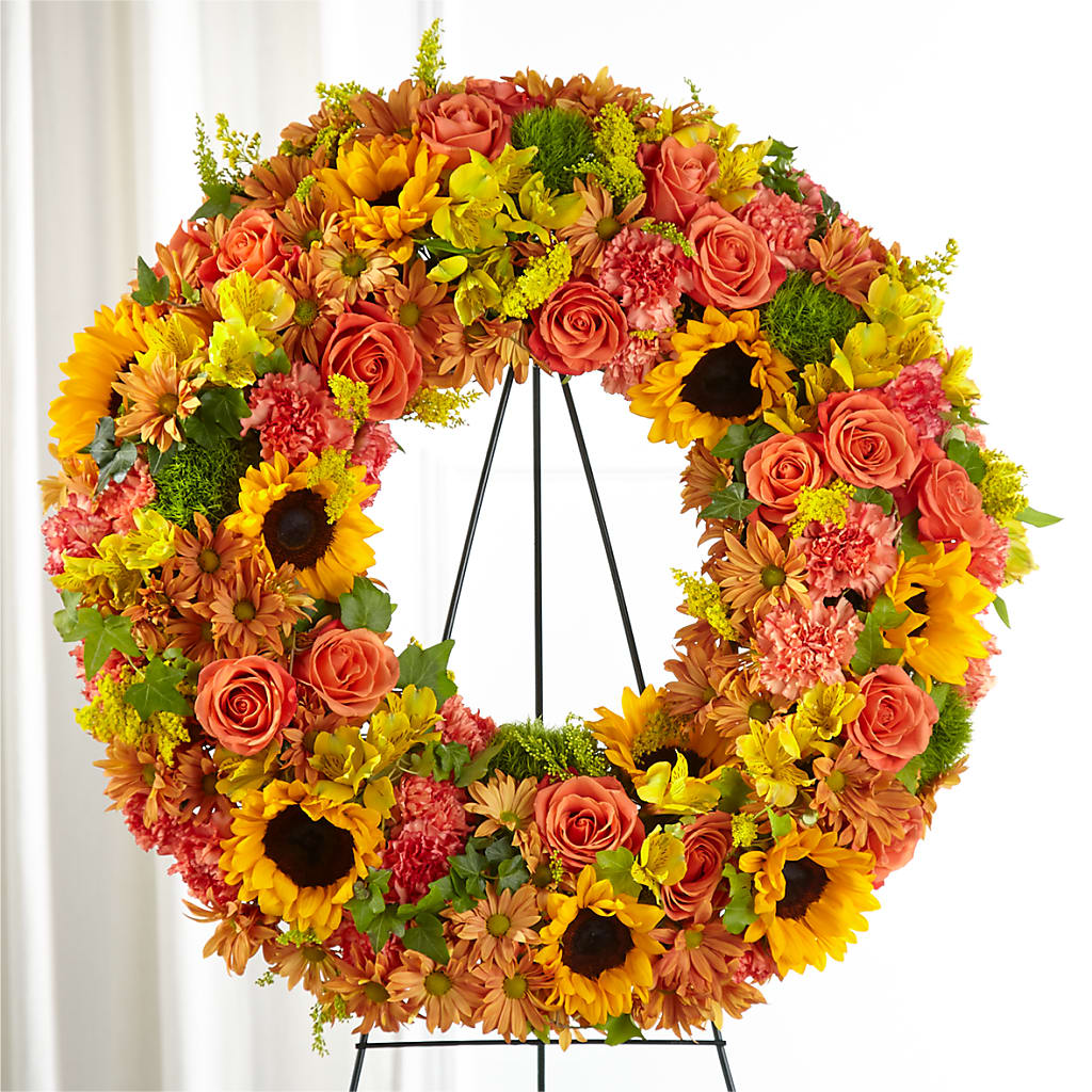 Autumnal Memories Wreath (Standard) – The Colonial Florist And Gift Shop, Huntingdon PA