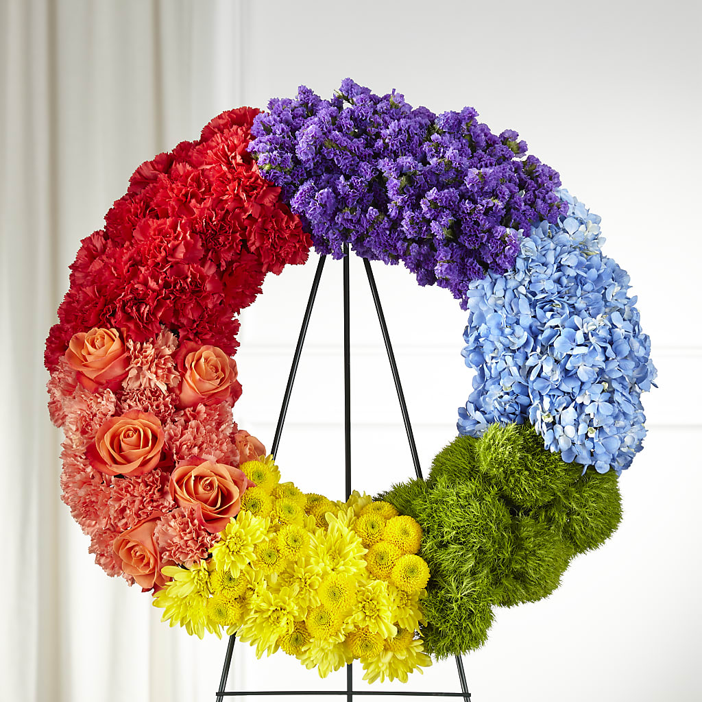 Circle of Love Wreath – The Colonial Florist And Gift Shop, Huntingdon PA