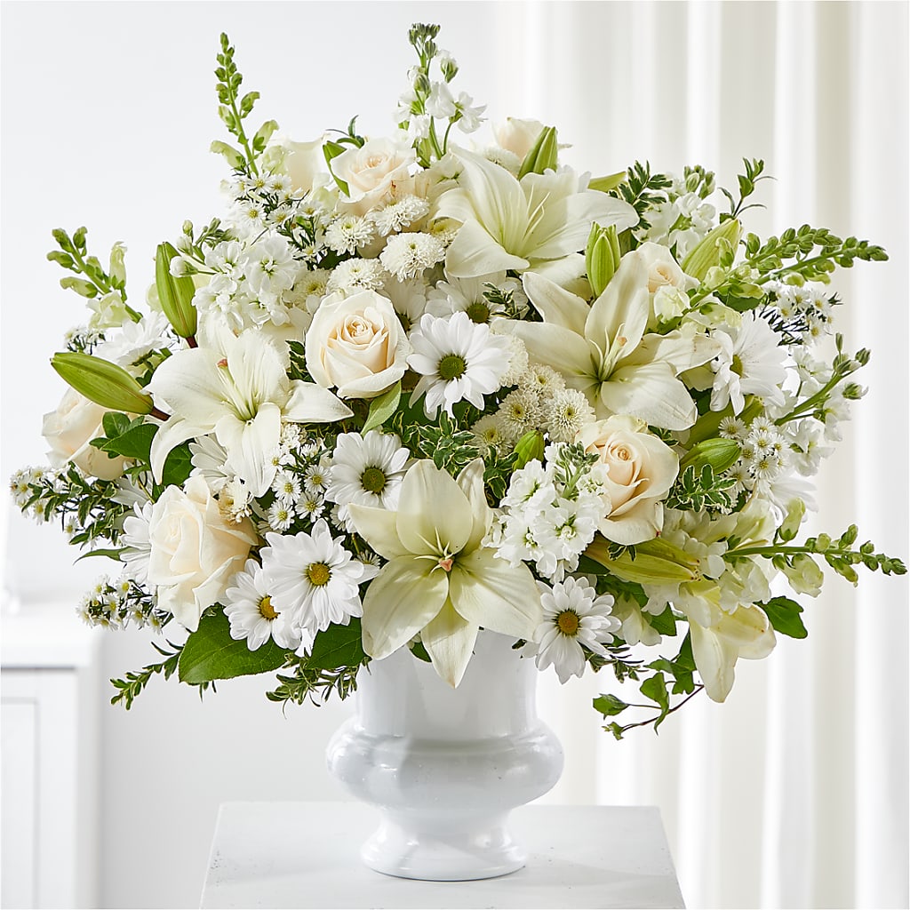 Uplifting Urn Arrangement – The Colonial Florist And Gift Shop, Huntingdon PA