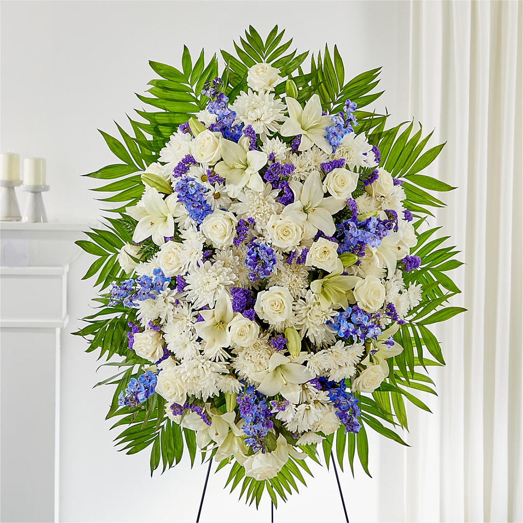 At Rest Standing Spray – The Colonial Florist And Gift Shop, Huntingdon PA