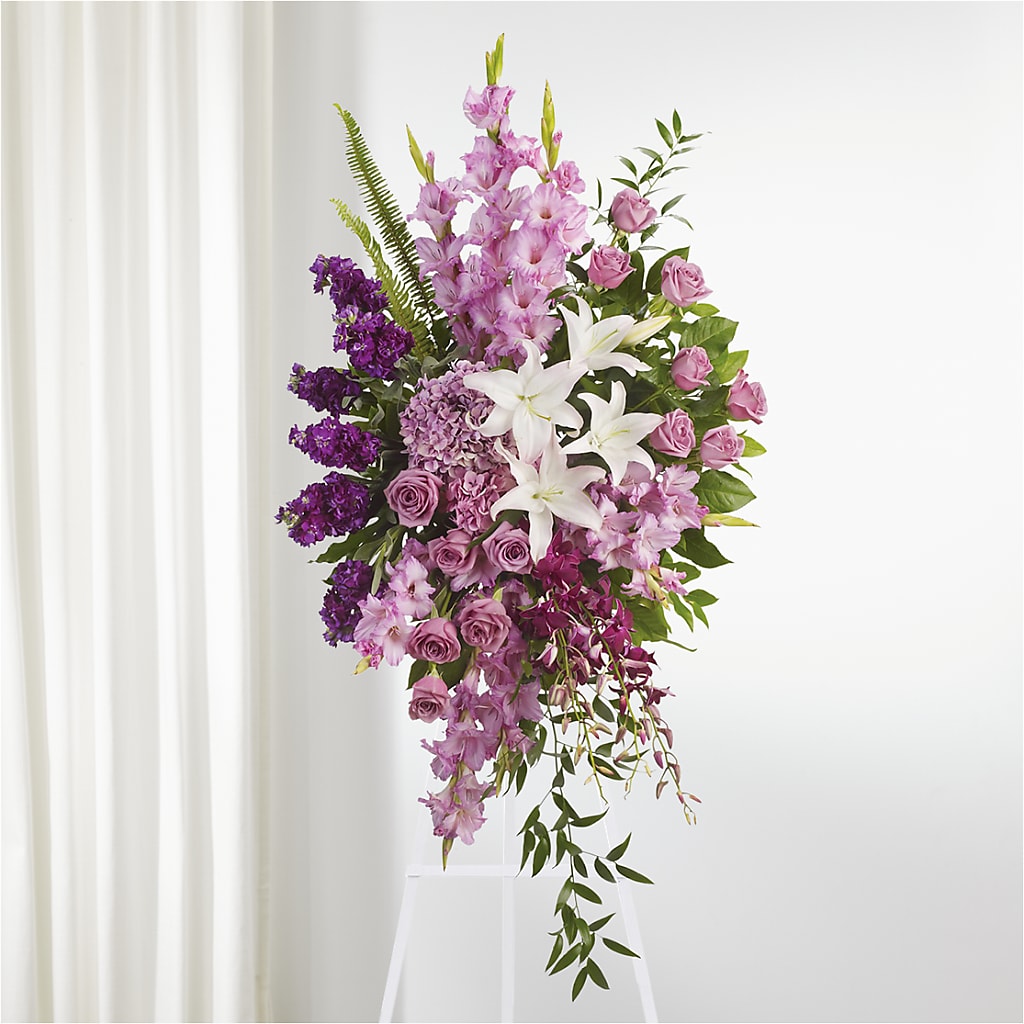Never Alone Standing Spray – The Colonial Florist And Gift Shop, Huntingdon PA