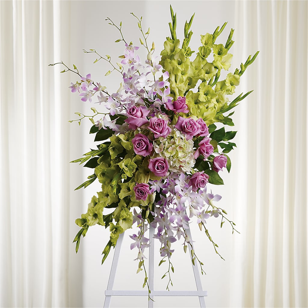 Lasting Legacy Standing Spray – The Colonial Florist And Gift Shop, Huntingdon PA