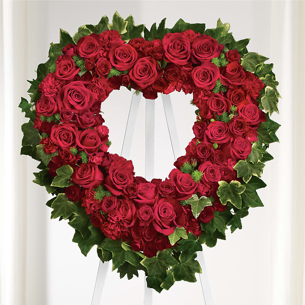Wholehearted Standing Spray – The Colonial Florist And Gift Shop, Huntingdon PA
