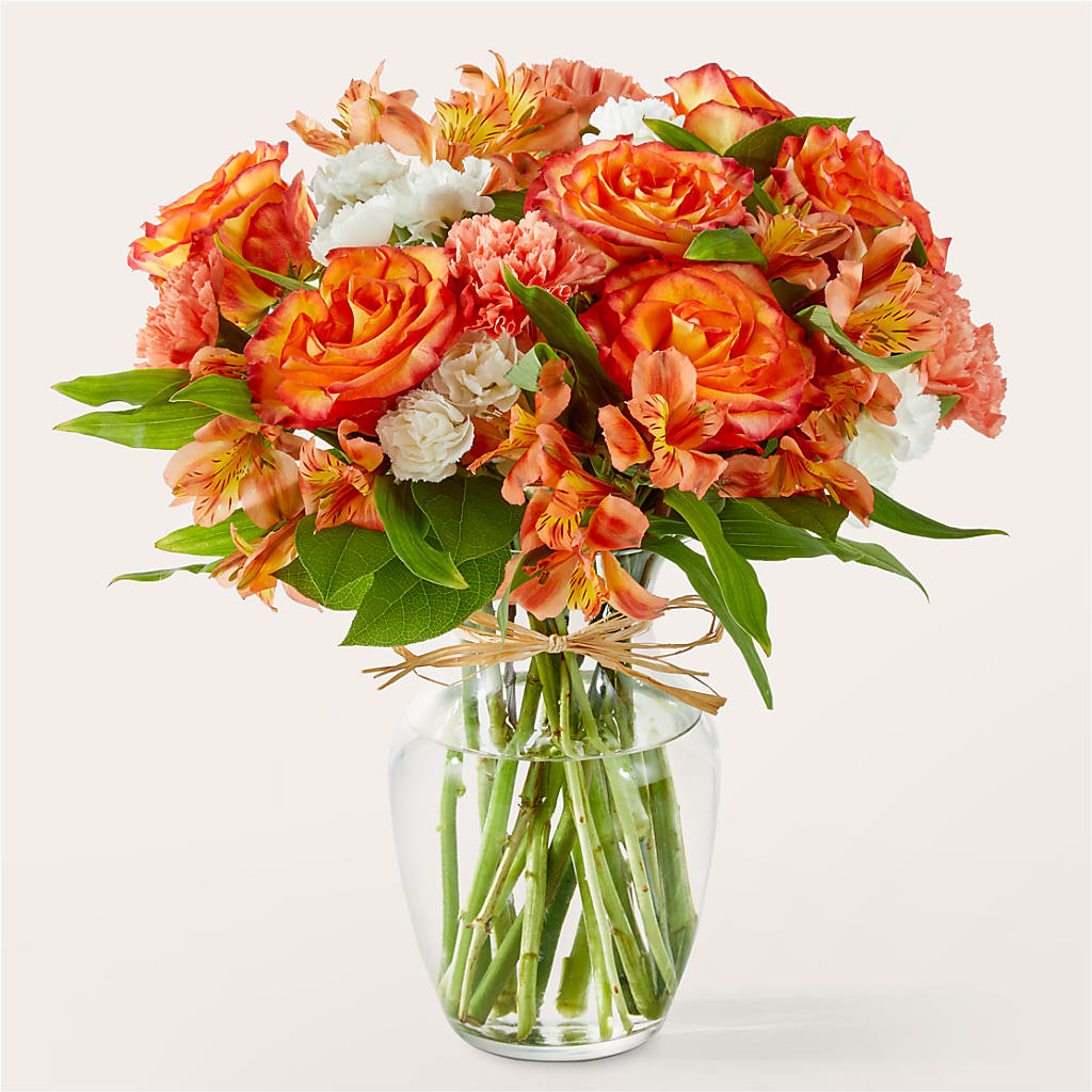 Apricot Glow Bouquet – The Colonial Florist And Gift Shop, Huntingdon PA