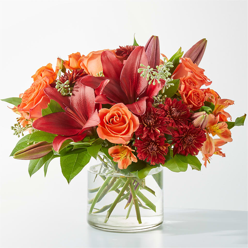 Crimson Leaves Bouquet – The Colonial Florist And Gift Shop, Huntingdon PA