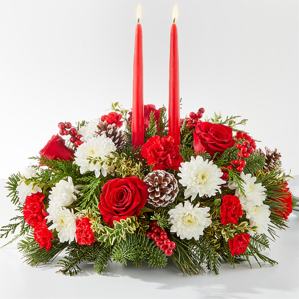 Holiday Soiree Centerpiece – The Colonial Florist And Gift Shop, Huntingdon PA