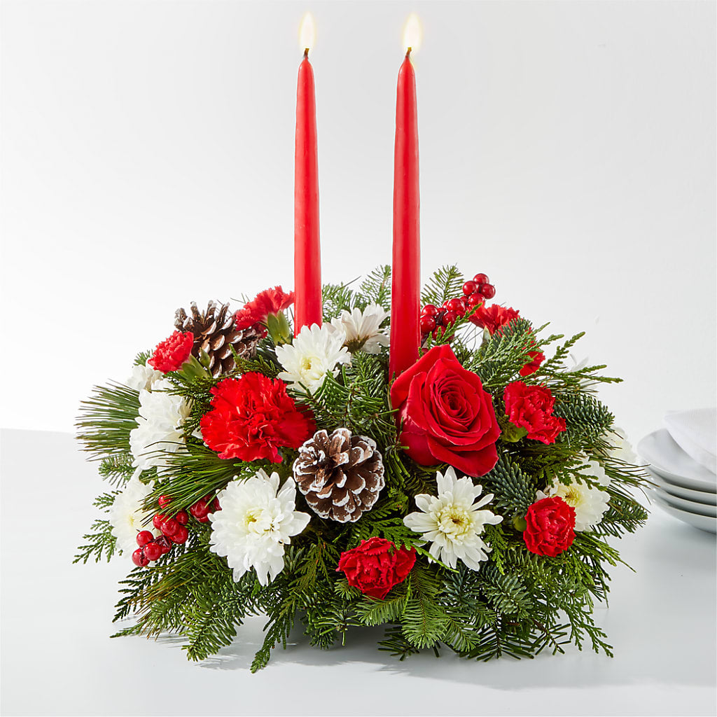 Holiday Soiree Centerpiece – The Colonial Florist And Gift Shop, Huntingdon PA