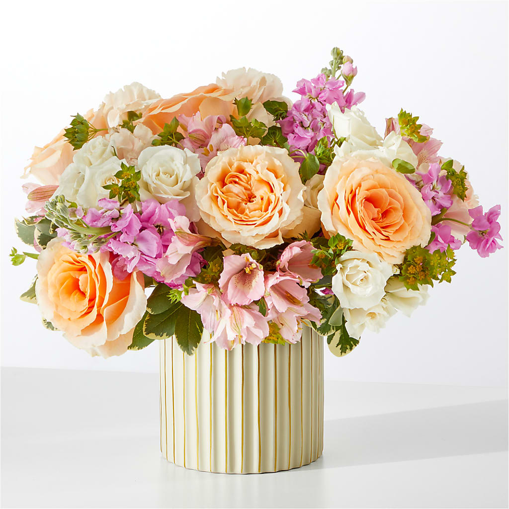 Paradise Bouquet with Ivory Vase – The Colonial Florist And Gift Shop, Huntingdon PA