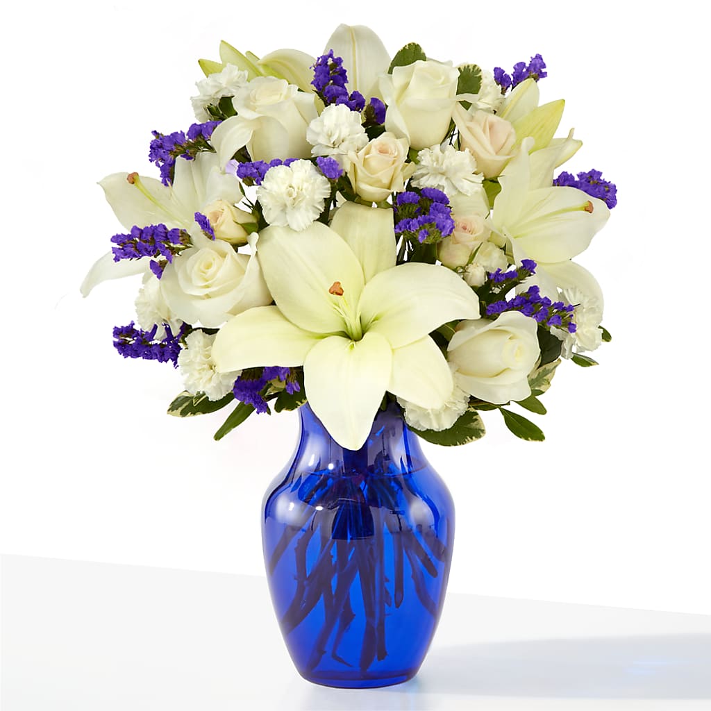 Sapphire Rush Bouquet – The Colonial Florist And Gift Shop, Huntingdon PA