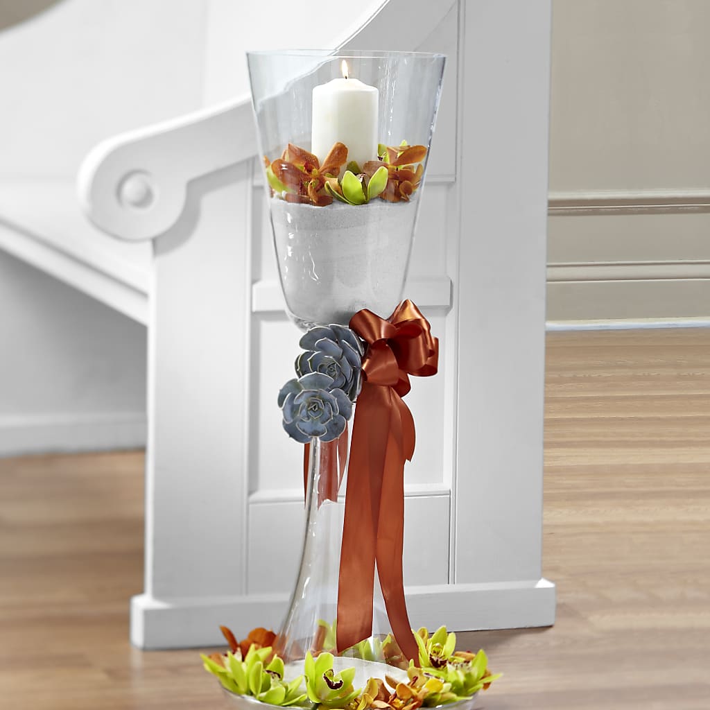 Matrimony Pew Decor – The Colonial Florist And Gift Shop, Huntingdon PA