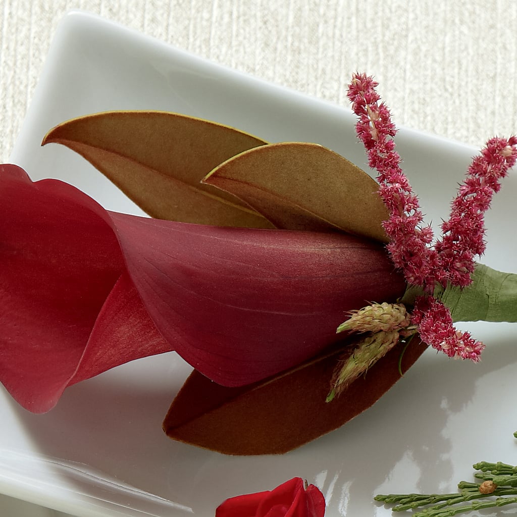 Red Calla Boutonniere – The Colonial Florist And Gift Shop, Huntingdon PA