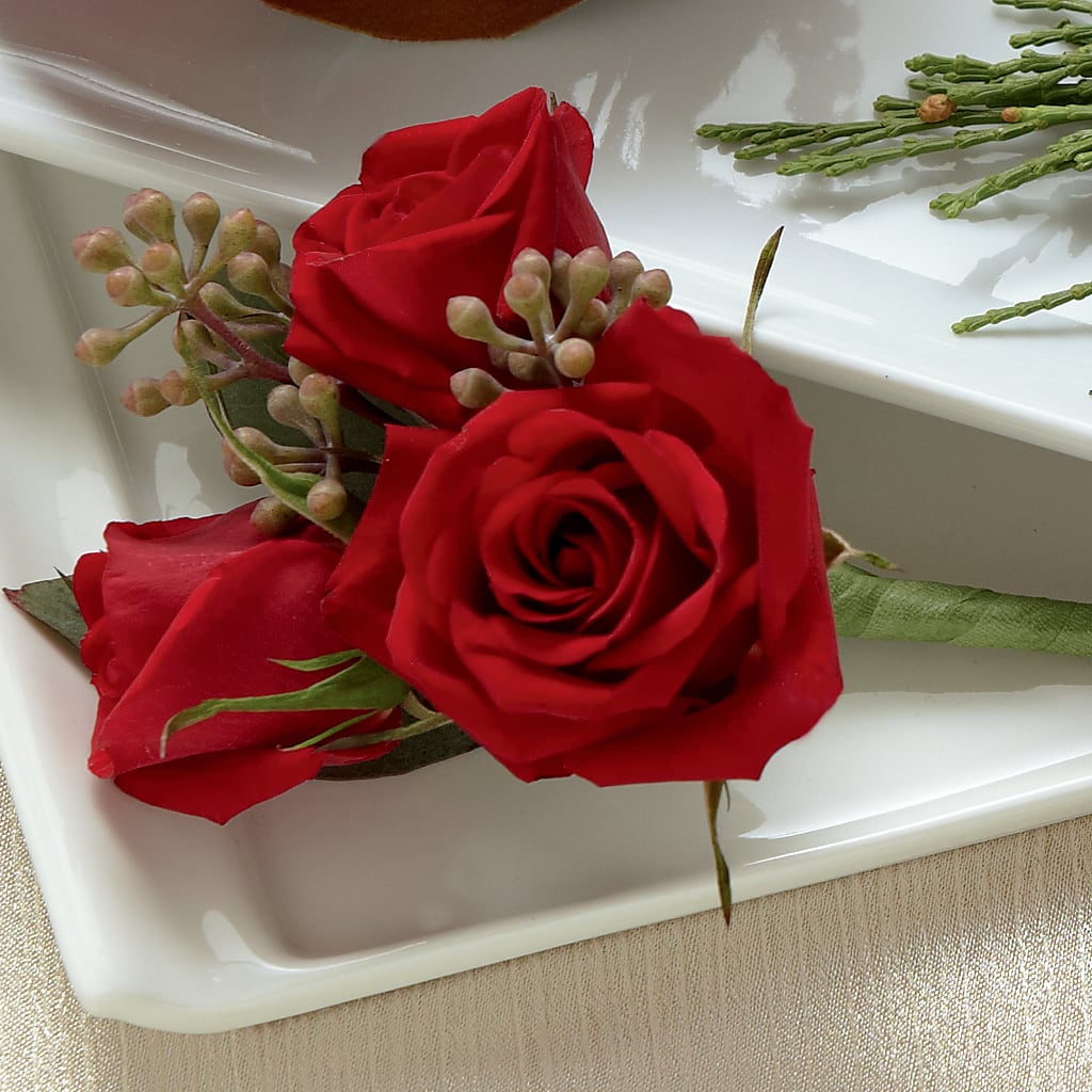 Red Spray Rose Boutonniere – The Colonial Florist And Gift Shop, Huntingdon PA
