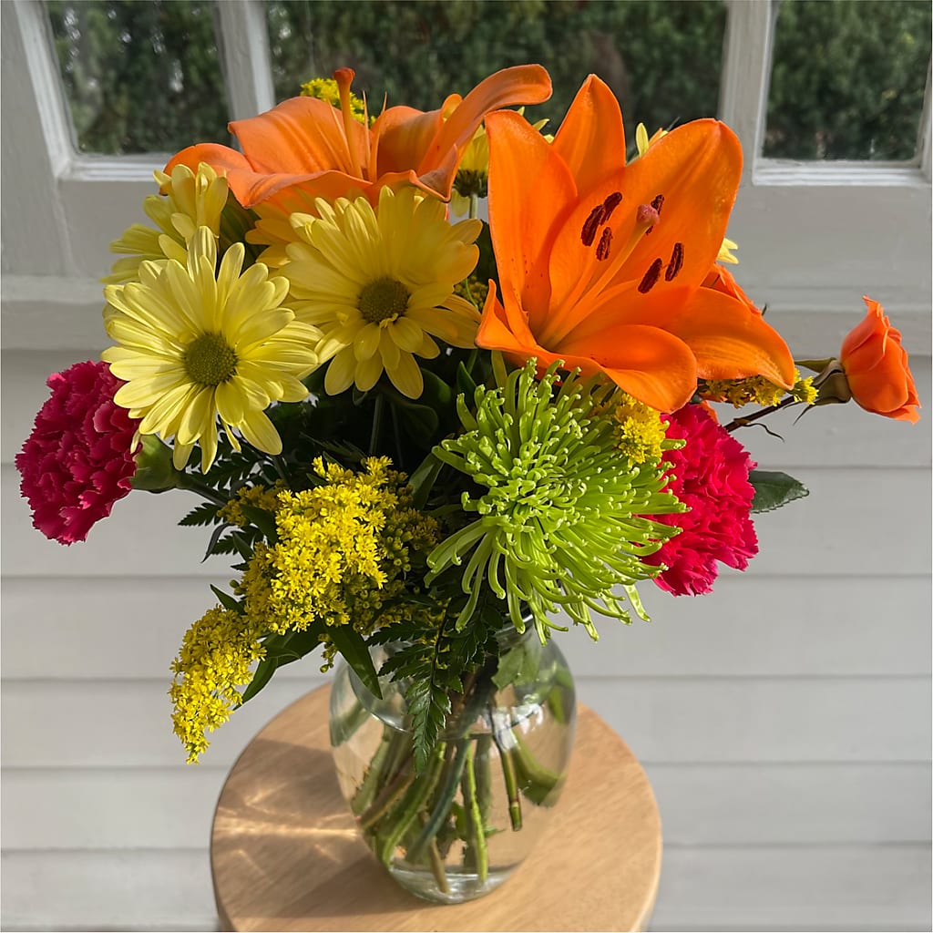 Bold & Bright – A Florist Original –  The Colonial Florist And Gift Shop, Huntingdon PA