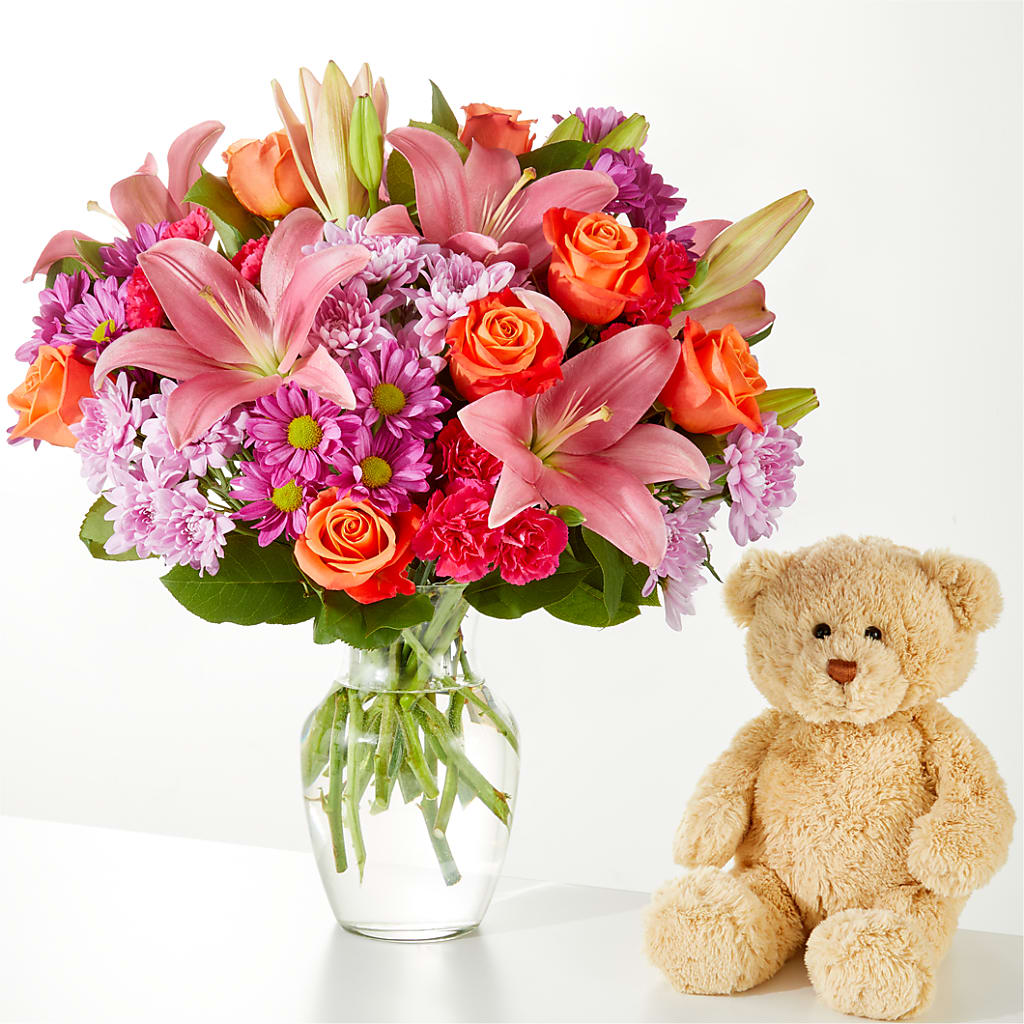 One and Only Bouquet and Bear Bundle –  The Colonial Florist And Gift Shop, Huntingdon PA